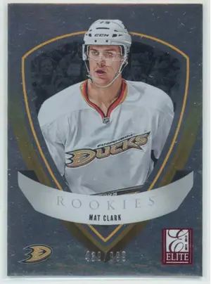2012-13 ROOKIE ANTHOLOGY - MAT CLARK #17 ELITE ROOKIES 439/999