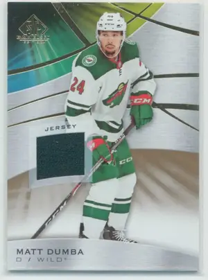 2019-20 SP GAME USED - MATT DUMBA #5 JERSEY GOLD