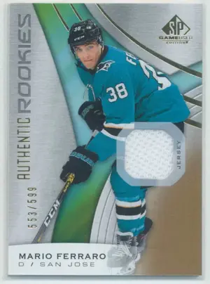 2019-20 SP GAME USED - MARIO FERRARO #110 JERSEY GOLD 553/599