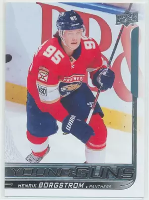 2018-19 UPPER DECK - HENRIK BORGSTROM #461 YOUNG GUNS