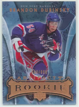 2007-08 ARTIFACTS - BRANDON DUBINSKY #190 ROOKIE 588/999