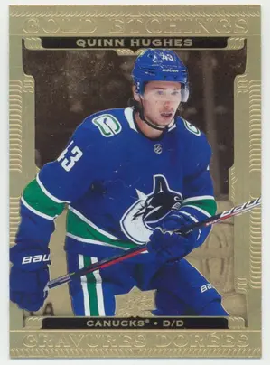 2022-23 TIM HORTONS - QUINN HUGHES #G-12 GOLD ETCHINGS