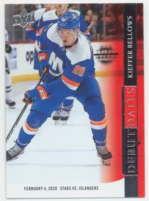 2020-21 UPPER DECK - KIEFFER BELLOWS #DD-7 DEBUT DATES