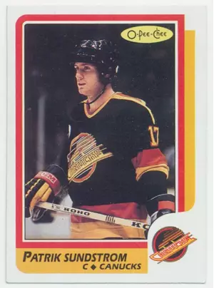 1986-87 O-PEE-CHEE - PATRIK SUNDSTROM #156
