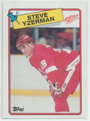 1988-89 Topps - Steve Yzerman #196