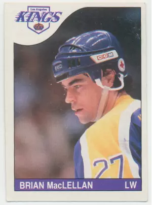 1985-86 O-Pee-Chee - Brian MacLellan #204 ⚠