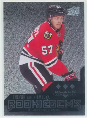2014-15 BLACK DIAMOND - TREVOR VAN RIEMSDYK #176 ROOKIE GEMS
