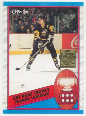 2001-02 TOPPS - MARIO LEMIEUX #1 COMMEMORATIVE SERIES REPRINTS