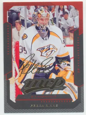 2012-13 UPPER DECK - PEKKA RINNE #26 MVP