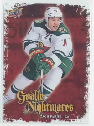 2016-17 UPPER DECK - ZACH PARISE #GN-15 GOALIE NIGHTMARES