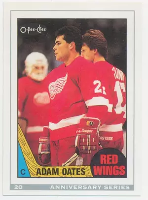 1992-93 O-PEE-CHEE - ADAM OATES #20 ANNIVERSARY SERIES