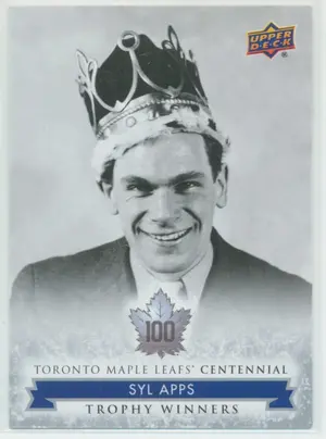 2017 TORONTO MAPLE LEAFS CENTENNIAL - SYL APPS #110 TROPHY WINNERS SP!