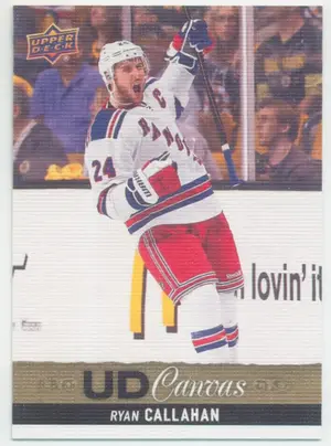2013-14 UPPER DECK - RYAN CALLAHAN #C13 CANVAS
