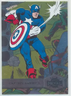 2021 Marvel Metal Universe Spider-Man - Captain America #116 ⚠