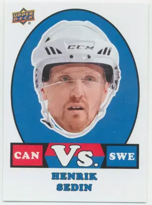 2017-18 TEAM CANADA - HENRIK SEDIN #VS-17 VS.