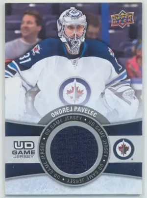 2015-16 UPPER DECK - ONDREJ PAVELEC #GJ-PA GAME JERSEY