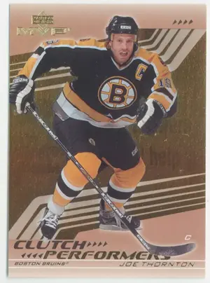 2003-04 MVP - JOE THORNTON #CP4 CLUTCH PERFORMERS