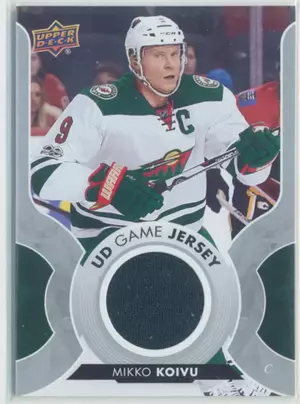 2017-18 UPPER DECK - MIKKO KOIVU #GJ-MK GAME JERSEY