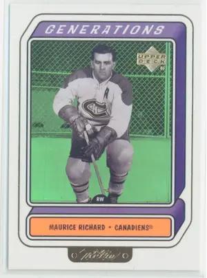 1999-00 RETRO - MAURICE RICHARD #G6A GENERATIONS