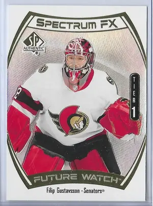 2021-22 SP Authentic Spectrum FX (Future Watch Tier 1) #S-46 Filip Gustavsson