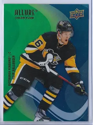 2022-23 Allure Color Flow Green-Blue #SF-40 Filip Hallander