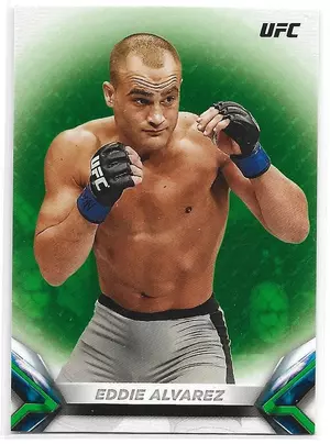 2018 Topps UFC Knockout Green #36 Eddie Alvarez (155/199)