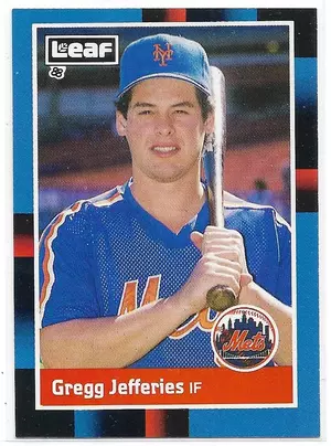 1988 Leaf #259 Gregg Jefferies RC