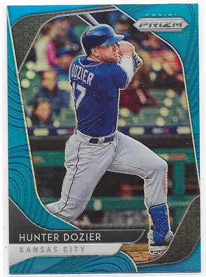 2020 Prizm Carolina Blue Prizm #175 Hunter Dozier