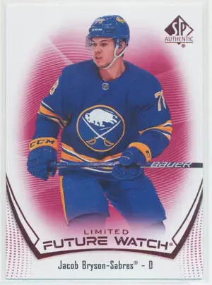 2021-22 SP AUTHENTIC - JACOB BRYSON #147 FUTURE WATCH LIMITED RED