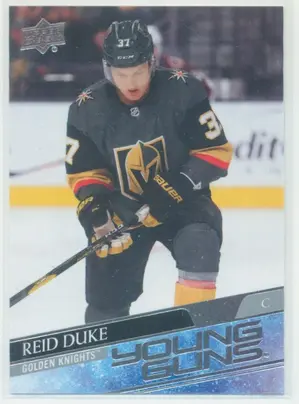2020-21 UPPER DECK - REID DUKE #202 YOUNG GUNS