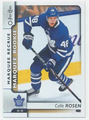 2017-18 O-PEE-CHEE - CALLE ROSEN #637 MARQUEE ROOKIE