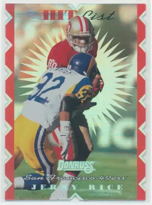 1996 Donruss Jerry Rice Hit List Promo #17 /10,000