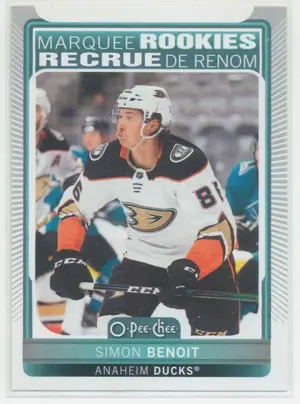 2021-22 O-PEE-CHEE - SIMON BENOIT #643 MARQUEE ROOKIES