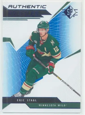 2018-19 SP - ERIC STAAL #AP-ES AUTHENTIC PROFILES BLUE