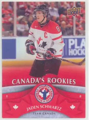 2013 NATIONAL HOCKEY CARD DAY CANADA - JADEN SCHWARTZ #NHCD1 CANADA'S ROOKIES