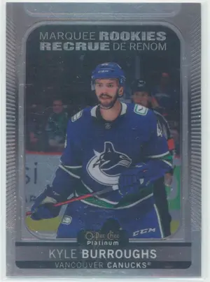 2021-22 O-PEE-CHEE PLATINUM - KYLE BURROUGHS #263 MARQUEE ROOKIES