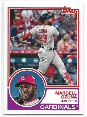 2018 Topps Update 1983 Topps #83-10 Marcell Ozuna