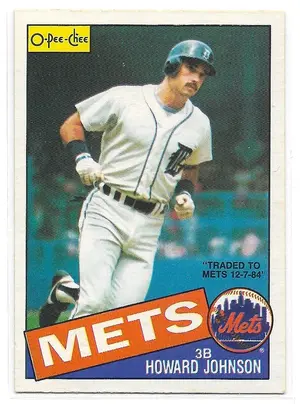 1985 O-Pee-Chee #192 Howard Johnson