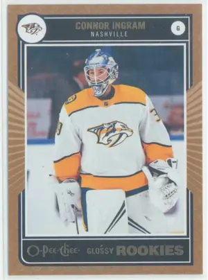2020-21 UPPER DECK - CONNOR INGRAM #R-17 O-PEE-CHEE GLOSSY ROOKIES BRONZE