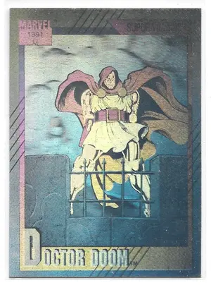 1991 Impel Marvel Universe II Holograms #H-4 Doctor Doom