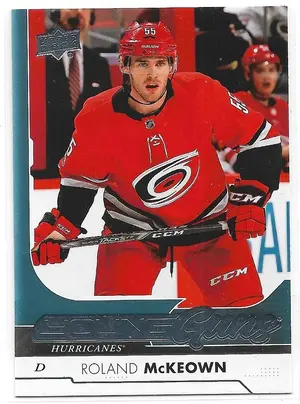 2017-18 Upper Deck #475 Roland McKeown RC (Young Guns)