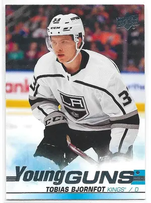 2019-20 Upper Deck #238 Tobias Bjornfot RC (Young Guns)