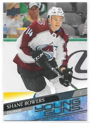 2020-21 Upper Deck #240 Shane Bowers RC (Young Guns)