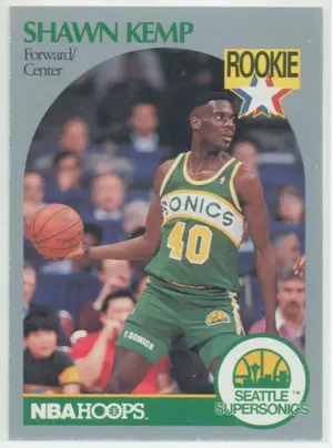 1990-91 NBA Hoops - Shawn Kemp #279 Rookie
