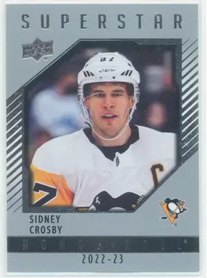 2022-23 UPPER DECK - SIDNEY CROSBY #HR-9 HONOR ROLL