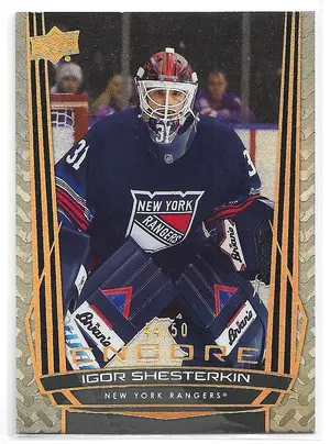 2025-26 Upper Deck Encore Gold #E-12 Igor Shesterkin (44/50)