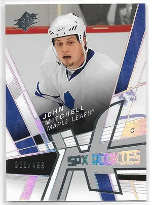 2008-09 SPx #108 John Mitchell RC (020/499)