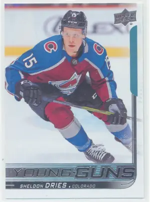 2018-19 UPPER DECK - SHELDON DRIES #240 YOUNG GUNS