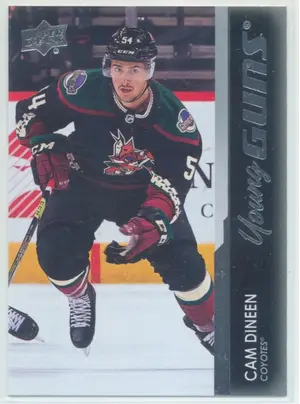 2021-22 UPPER DECK EXTENDED - CAM DINEEN #732 YOUNG GUNS