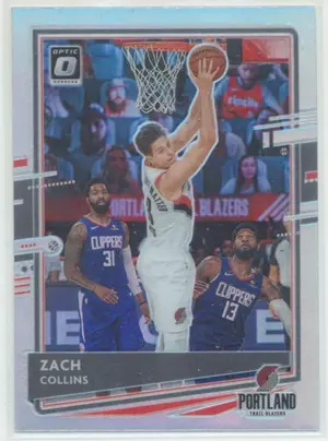 2020-21 Panini Donruss Optic - Zach Collins #124 Holo Prizm Parallel